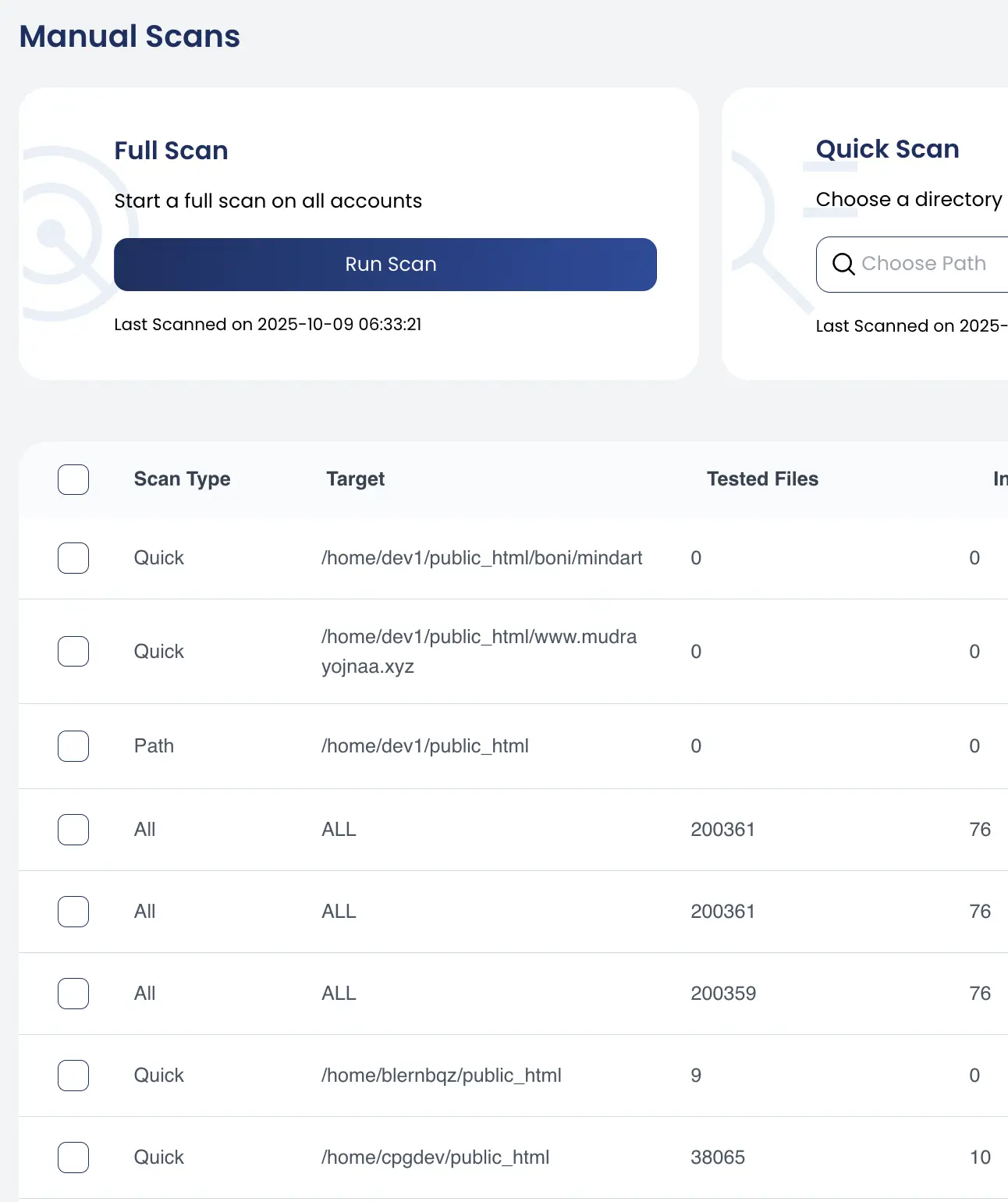 Advanced Malware Detection Screenshot